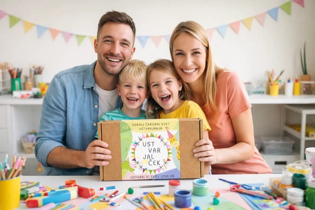 Ustvarjalček, paket za ustvarjanje in otroke